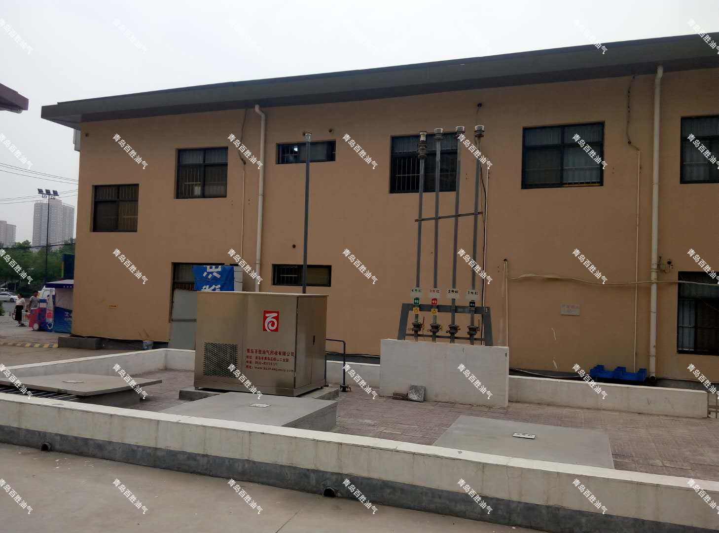 天津某加油站改造处理现场